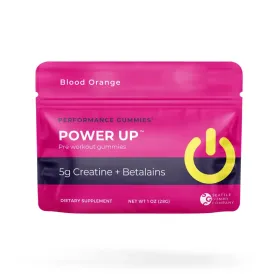 Power Up 5g Creatine Monohydrate Gummies with Betalain Pre-workout (12-Pack)