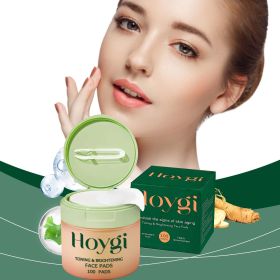 100 Count Pre-Soaked Brightening Facial Toner Pads Antioxidant Hydrating Balancing Cotton Wipes Even Out Dull Uneven Skin Tone Gentle Daily At-Home Fa