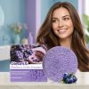 Blueberry Infused Natural Shampoo Bar, Deep Cleansing Oil Control Solid Hair Wash Soap, Refreshing Scalp Care Shampoo Bar for Greasy Hair