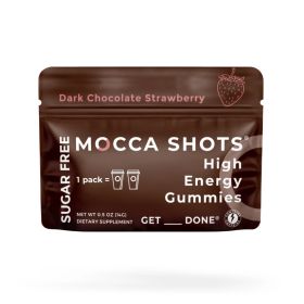 Mocca Shots Energy Gummies with Caffeine (Option: 12-Pack - Dark Chocolate Strawberry - Sugar Free)