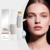 2-in-1 Color Changing Foundation Stick with Built-in Makeup Brush