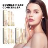 2 In 1 Double Head Concealer Stick with Liquid Concealer Wand, Buildable Medium Coverage Cream Concealer