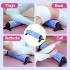 Foam Roller with Detachable Stand, 18" Deep Tissue Massage Roller, Beginner-Friendly Support Design for Muscle Recovery, Home Workout & Fitness