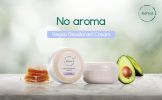 Vegan Deodorant Cream - All-Day Natural Odor Protection with Organic Coconut Oil & Essential Oils for Women, Men & Teens (Aluminum-Free, 1.76oz)