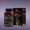 Biotin | Collagen | Hyaluronic Acid | Keratin - Support Normal Hair Growth Cycle - Skin & Nails - 25000mcg Vitamins B1, B2, B3
