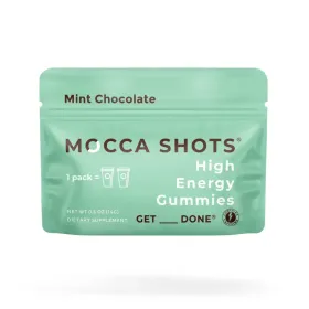 Mocca Shots Energy Gummies with Caffeine (Option: 12-Pack - Mint Chocolate)